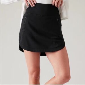 Athleta Fairway Golf Skort 16" Women’s Size XXS Sport Skirt Skort Tennis Black
